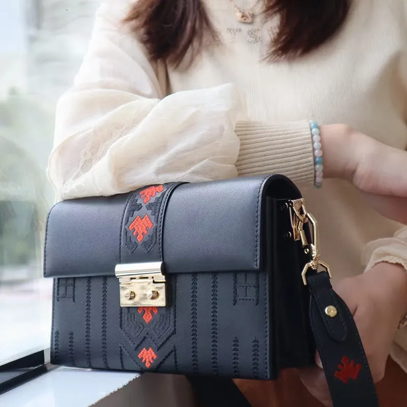 Vinush Aztec Patterned Satchel