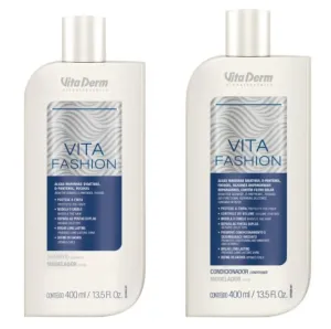 Vita Fashion Protection Repair Shine Curly Hair Treatment Kit 2x400ml - Vita Derm