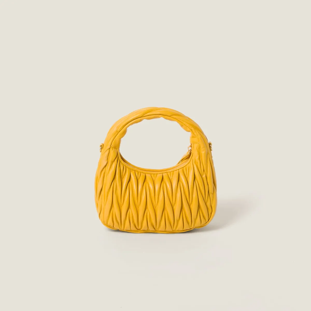 Wander Matelassé Nappa Leather Hobo Bag