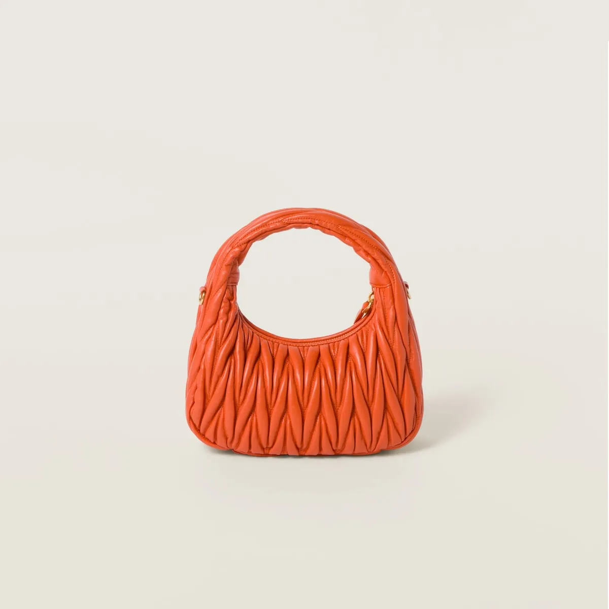 Wander Matelassé Nappa Leather Hobo Bag