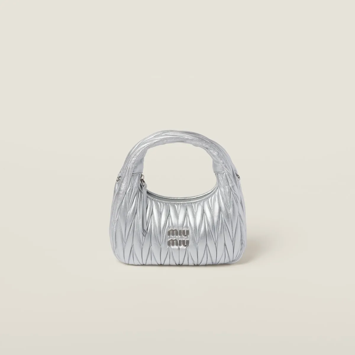 Wander Matelassé Nappa Leather Hobo Bag