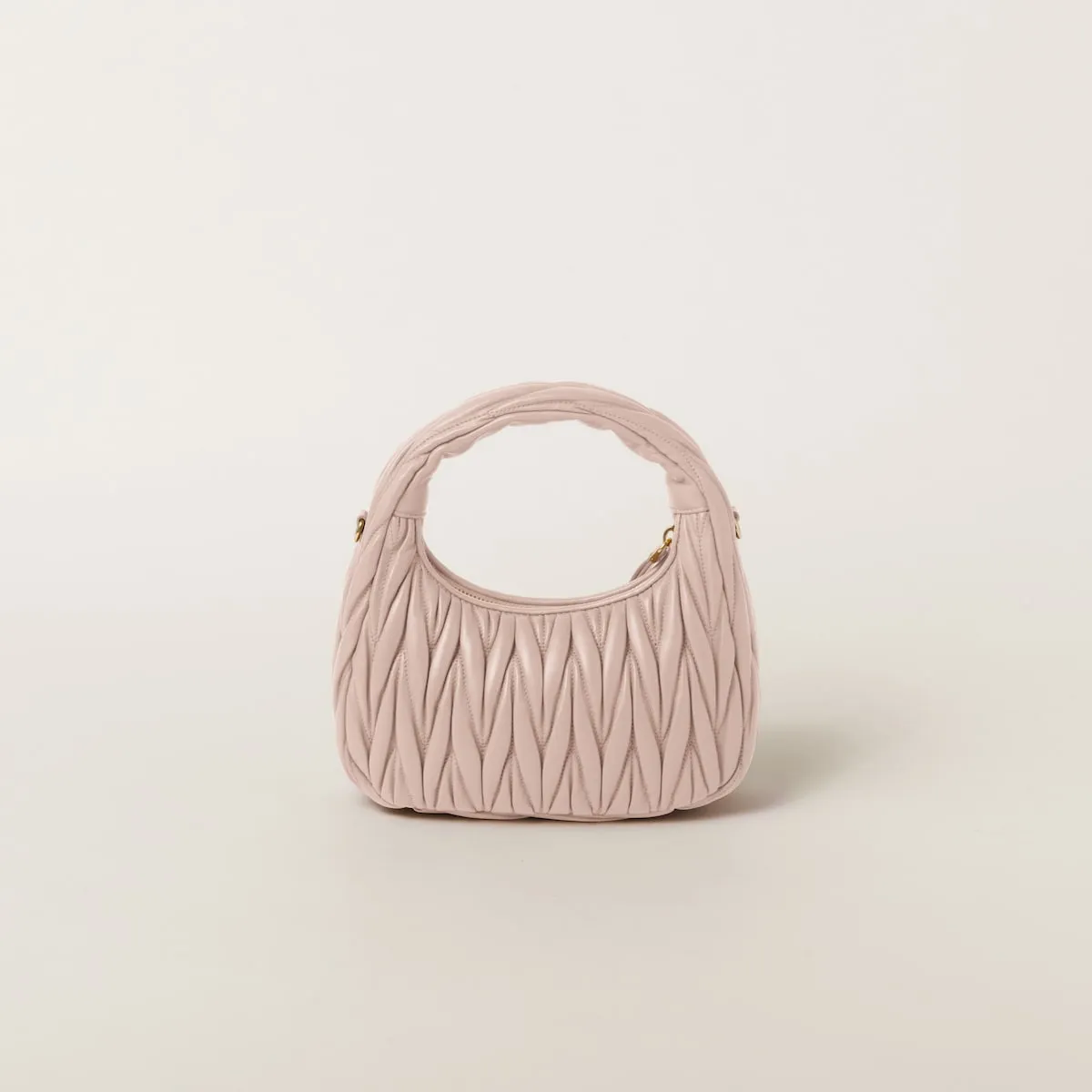 Wander Matelassé Nappa Leather Hobo Bag