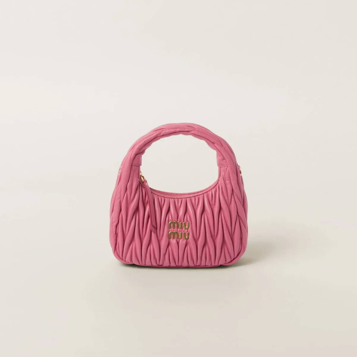 Wander Matelassé Nappa Leather Hobo Bag