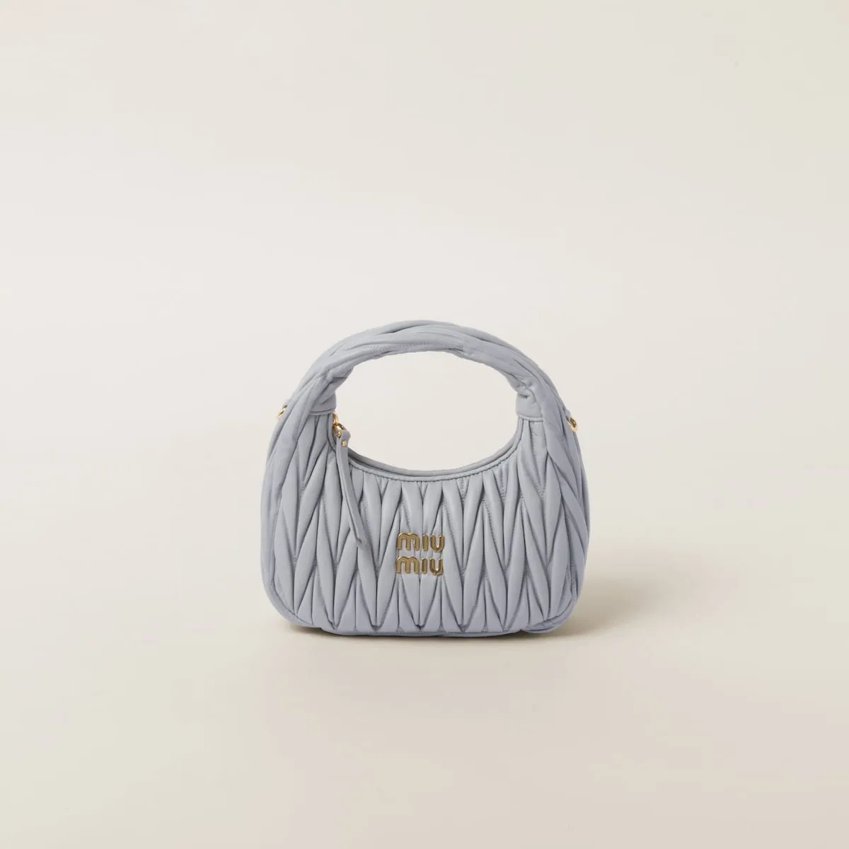 Wander Matelassé Nappa Leather Hobo Bag