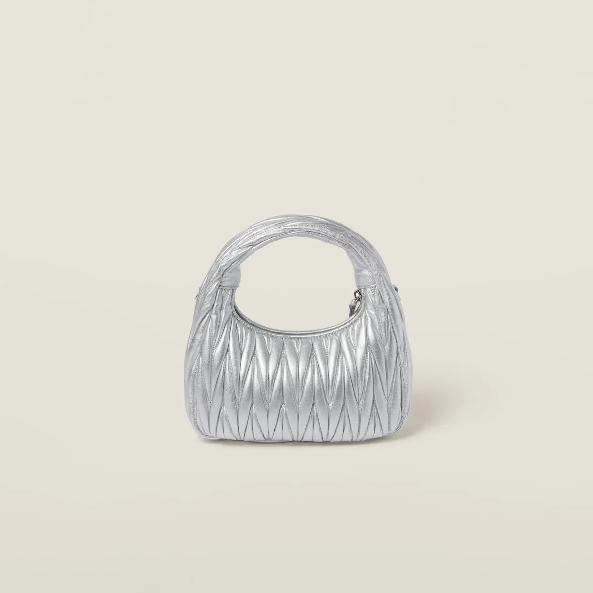 Wander Matelassé Nappa Leather Hobo Bag