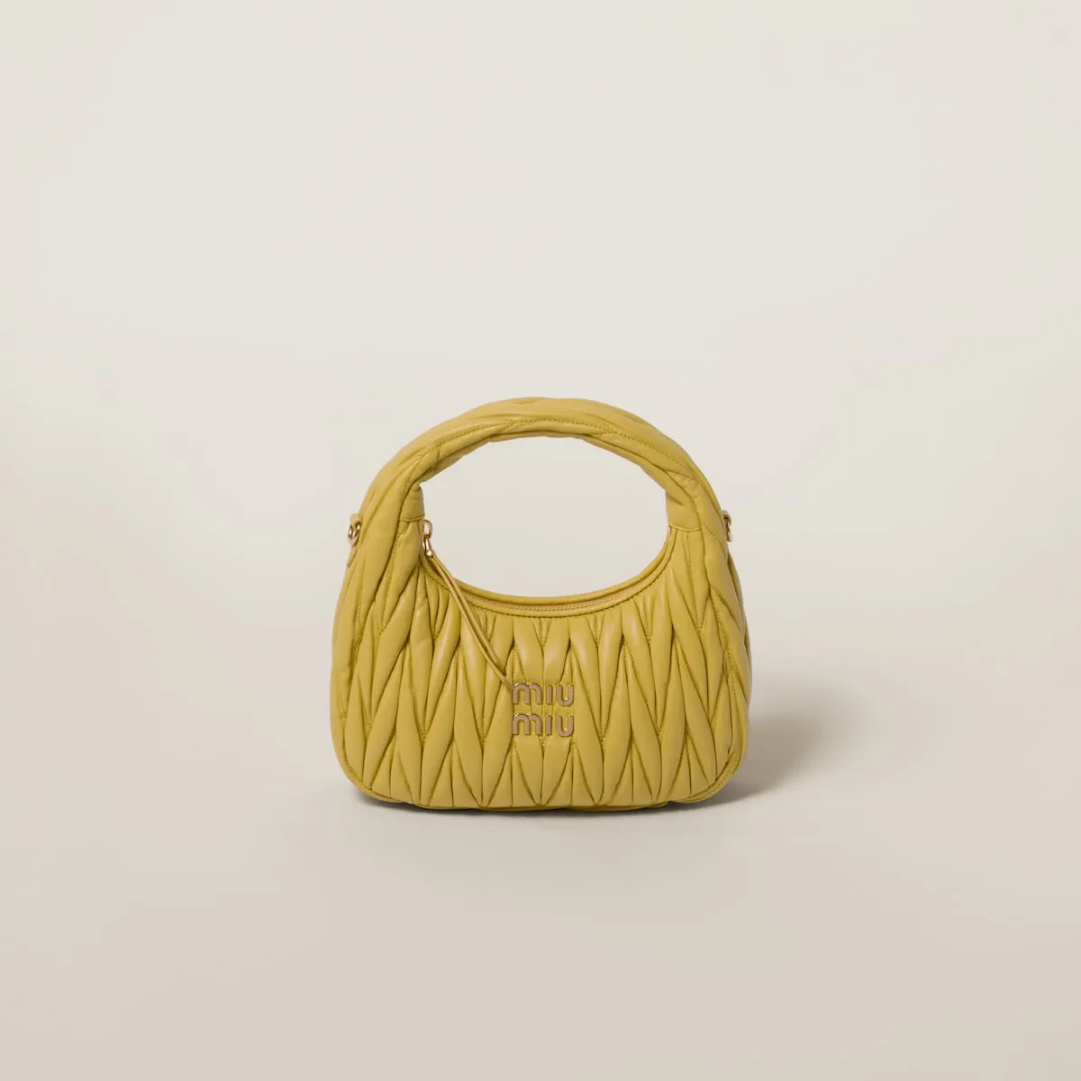 Wander Matelassé Nappa Leather Hobo Bag