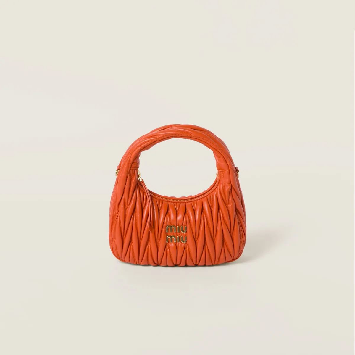 Wander Matelassé Nappa Leather Hobo Bag