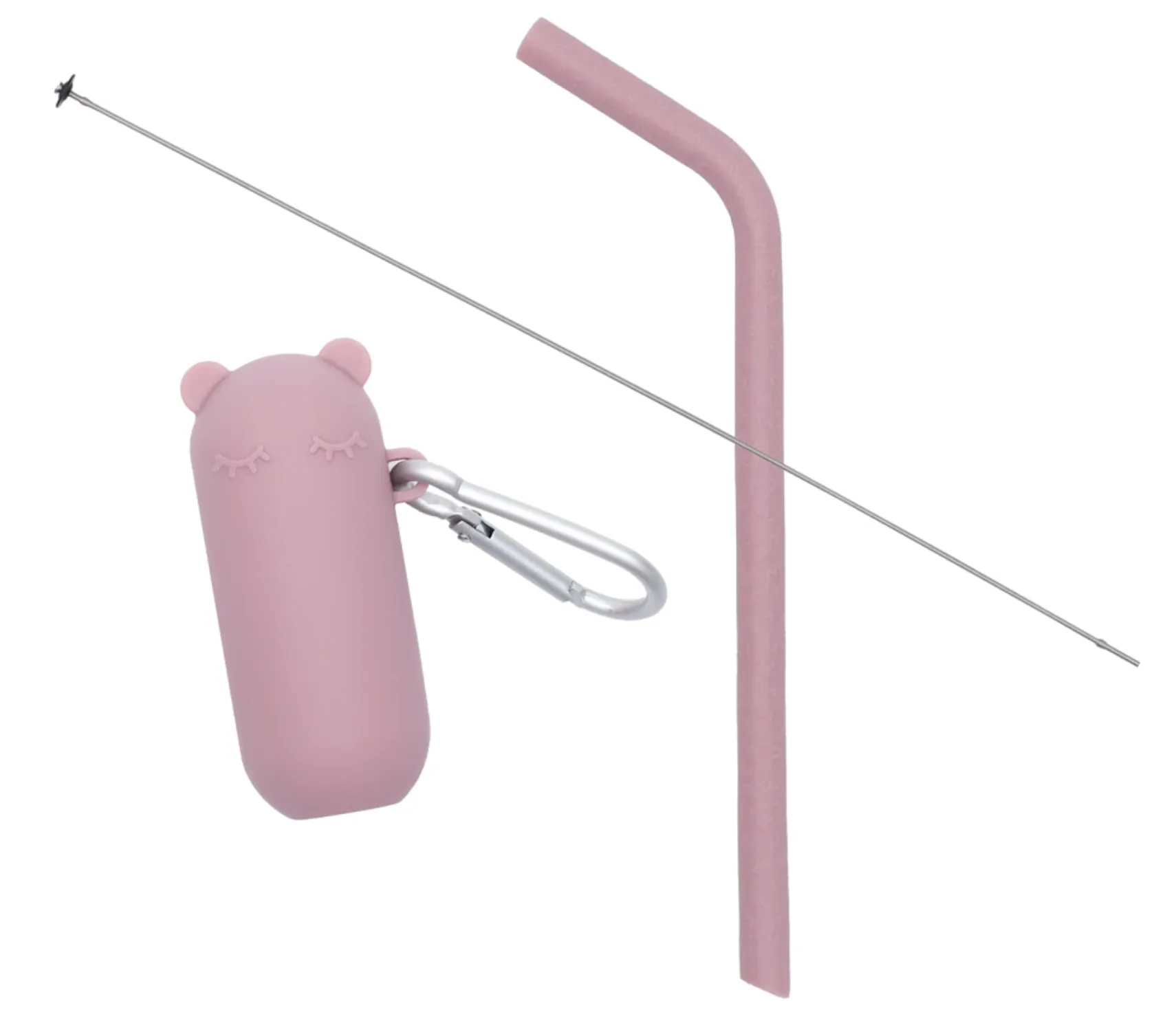 We Might Be Tiny - Keepies   Straw Set (Dust Rose)