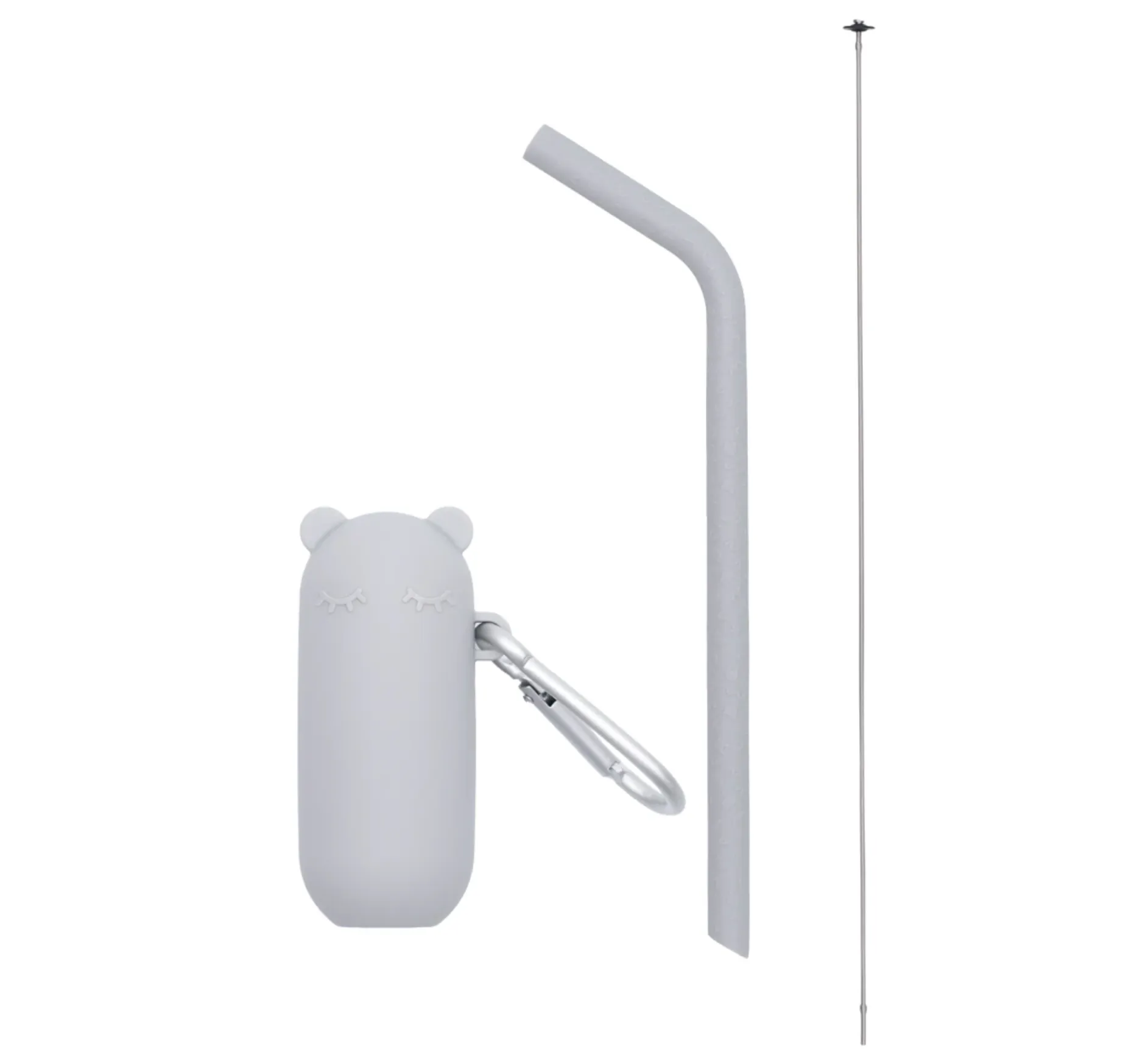 We Might Be Tiny - Keepies   Straw Set (Grey)
