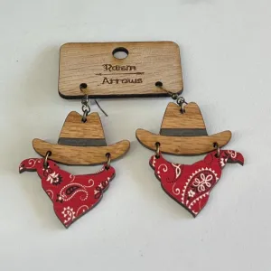 Western Bandana Earrings