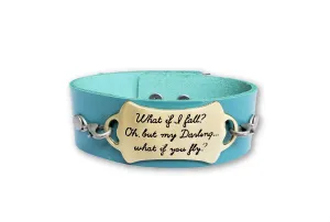 What if I Fall - Leather Bracelet