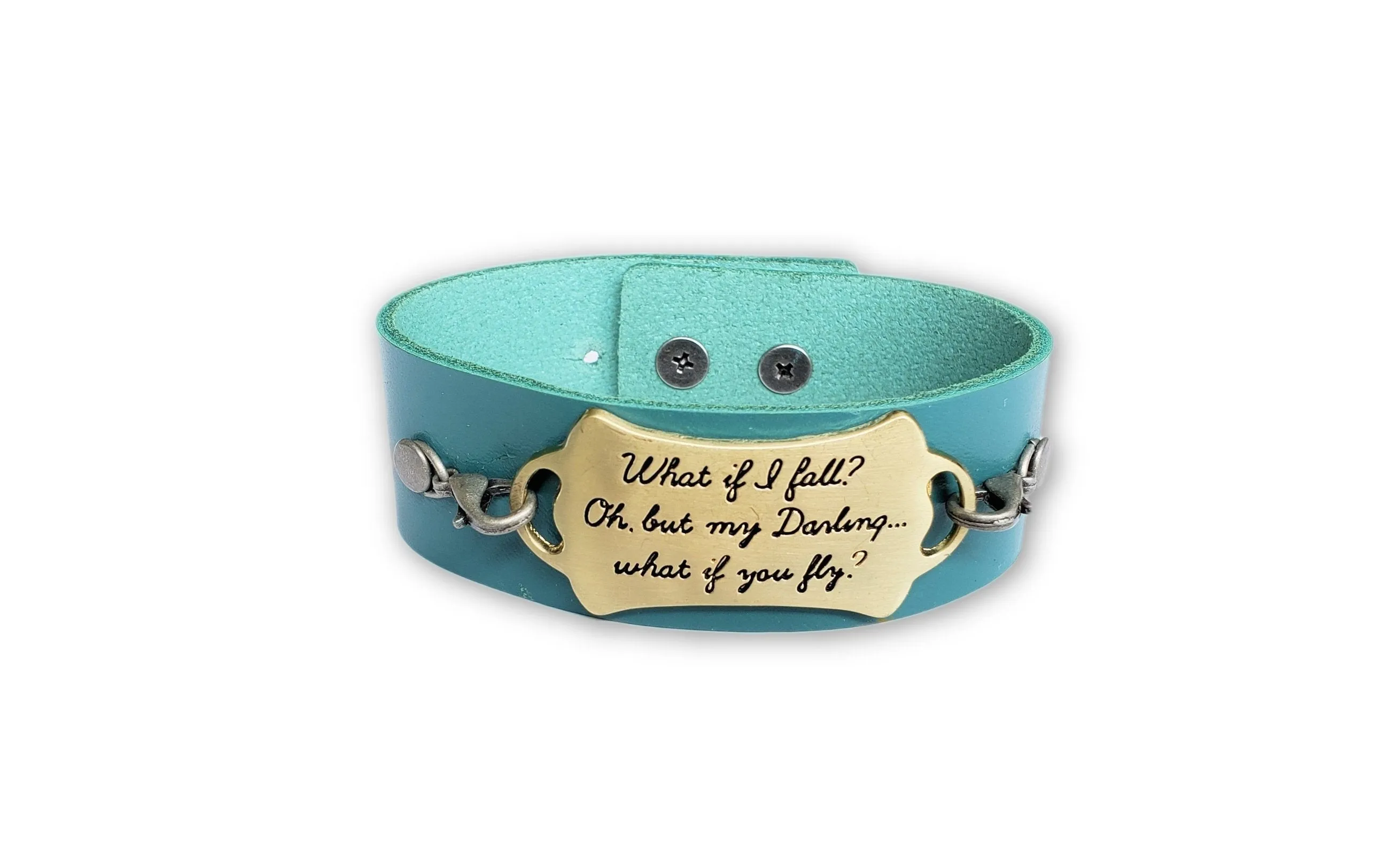 What if I Fall - Leather Bracelet