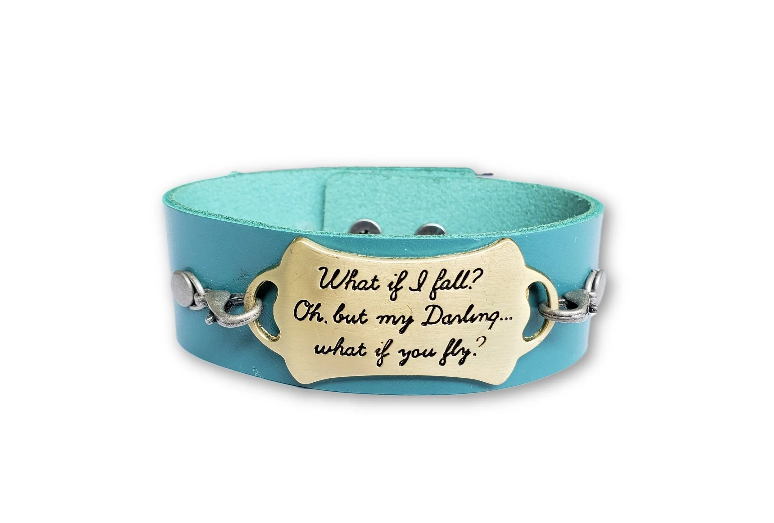 What if I Fall - Leather Bracelet