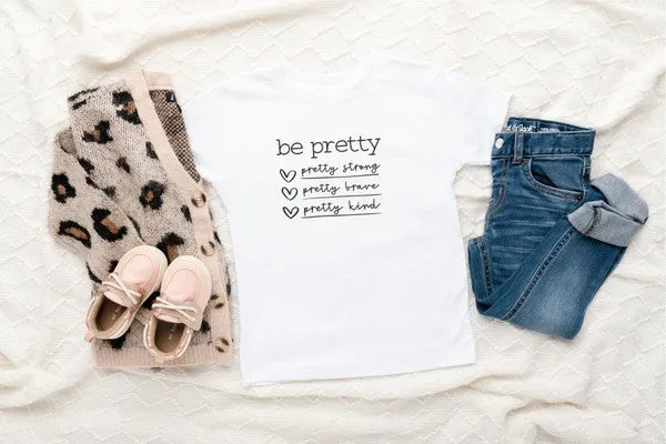 White Be Pretty Top - Mini Beauties