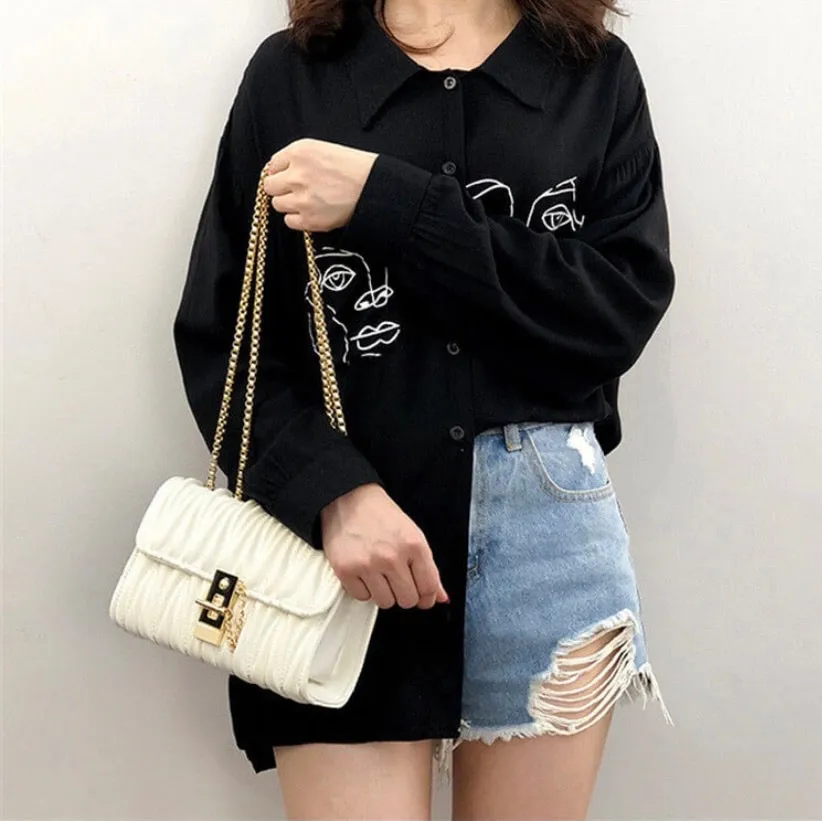 White Fashion Crossbody Bag
