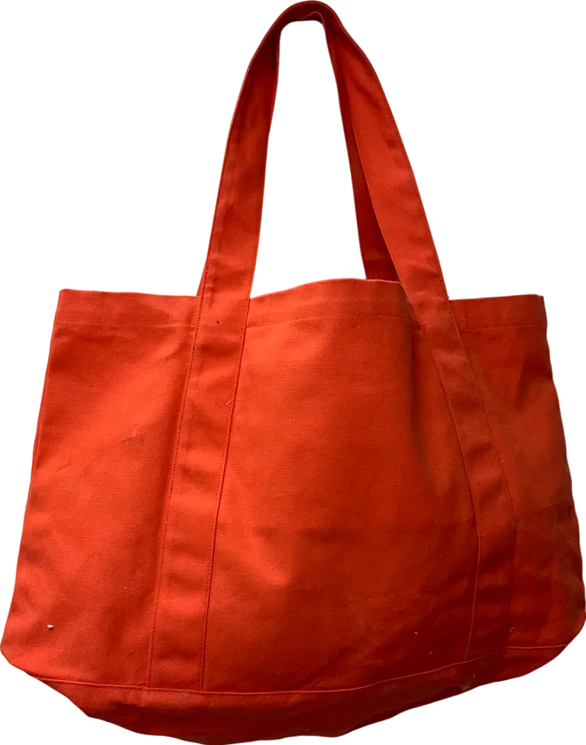 White Fox Orange Main Moment Tote Bag