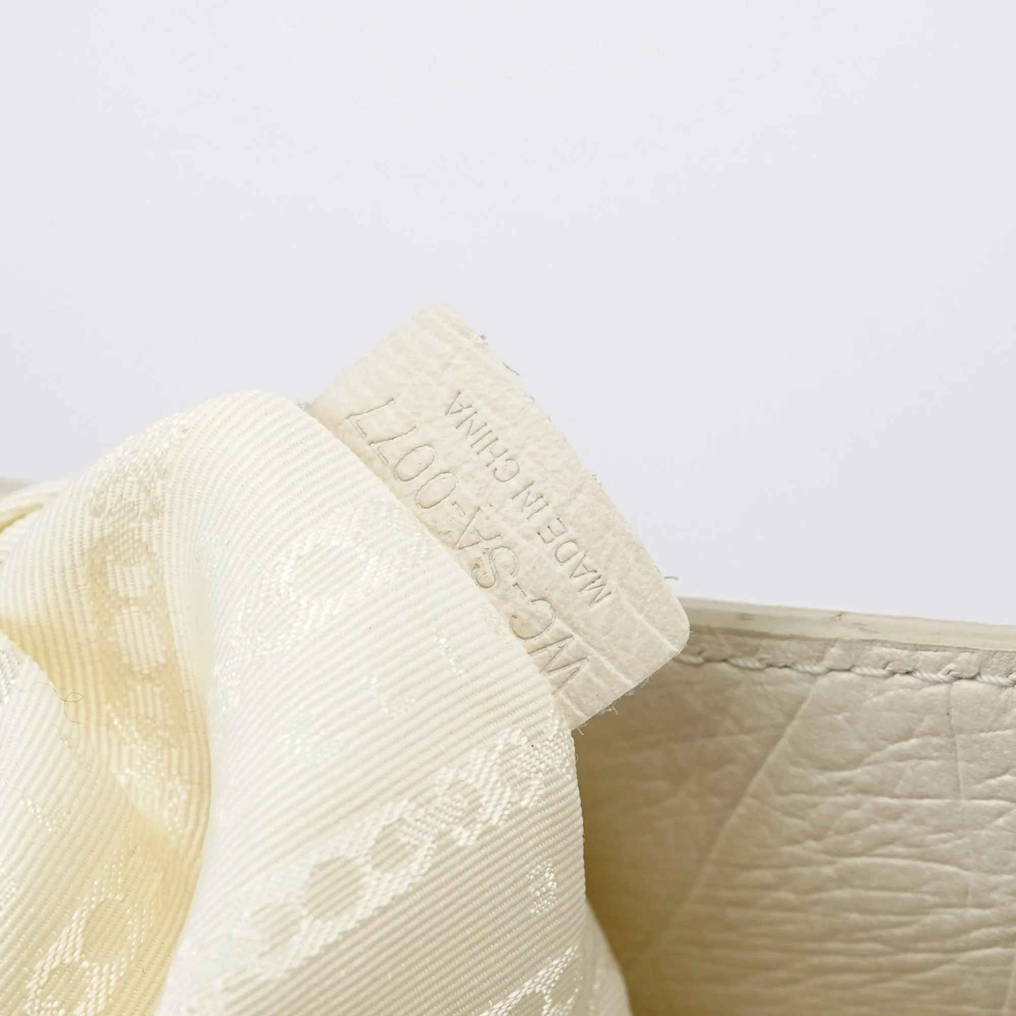 White Leather Bittersweet Hobo Bag
