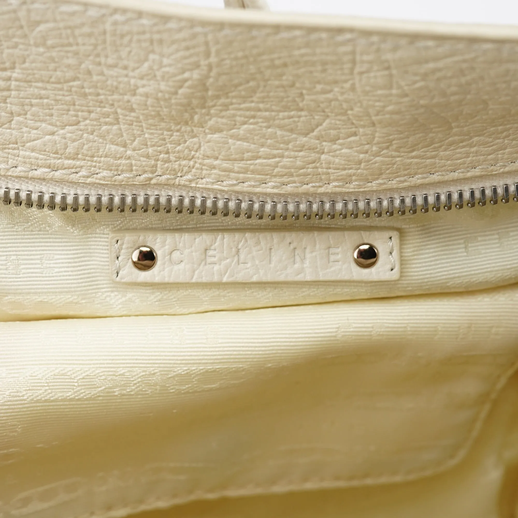 White Leather Bittersweet Hobo Bag