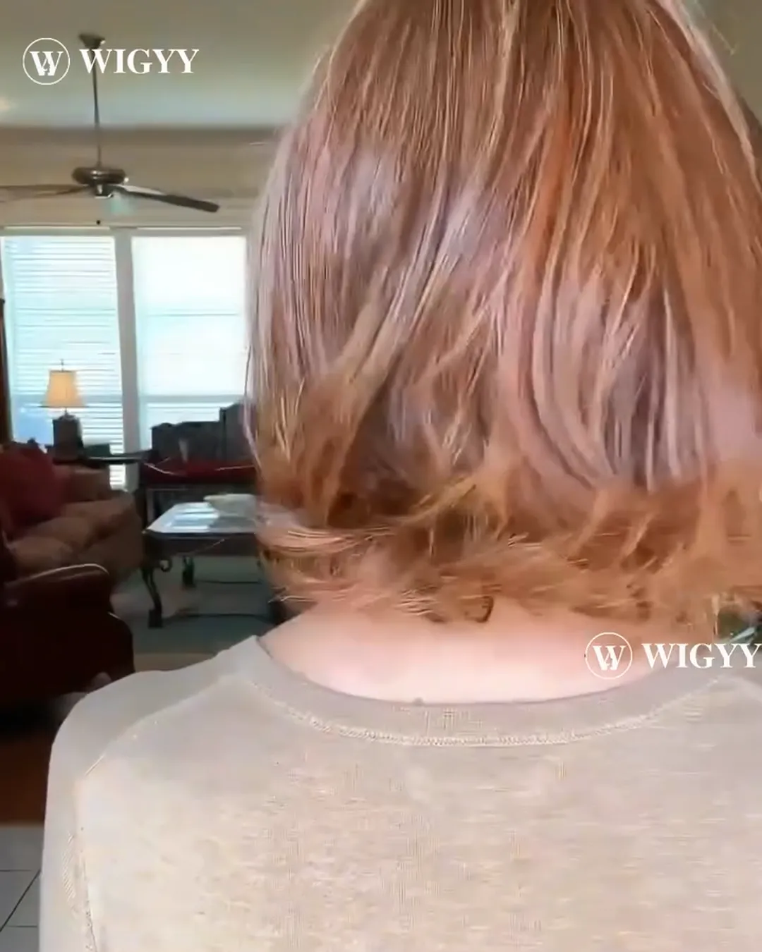 Wigyy Higlighted Side-Parting Elegant Wig