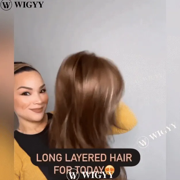 Wigyy Long Straight Elegant Wig