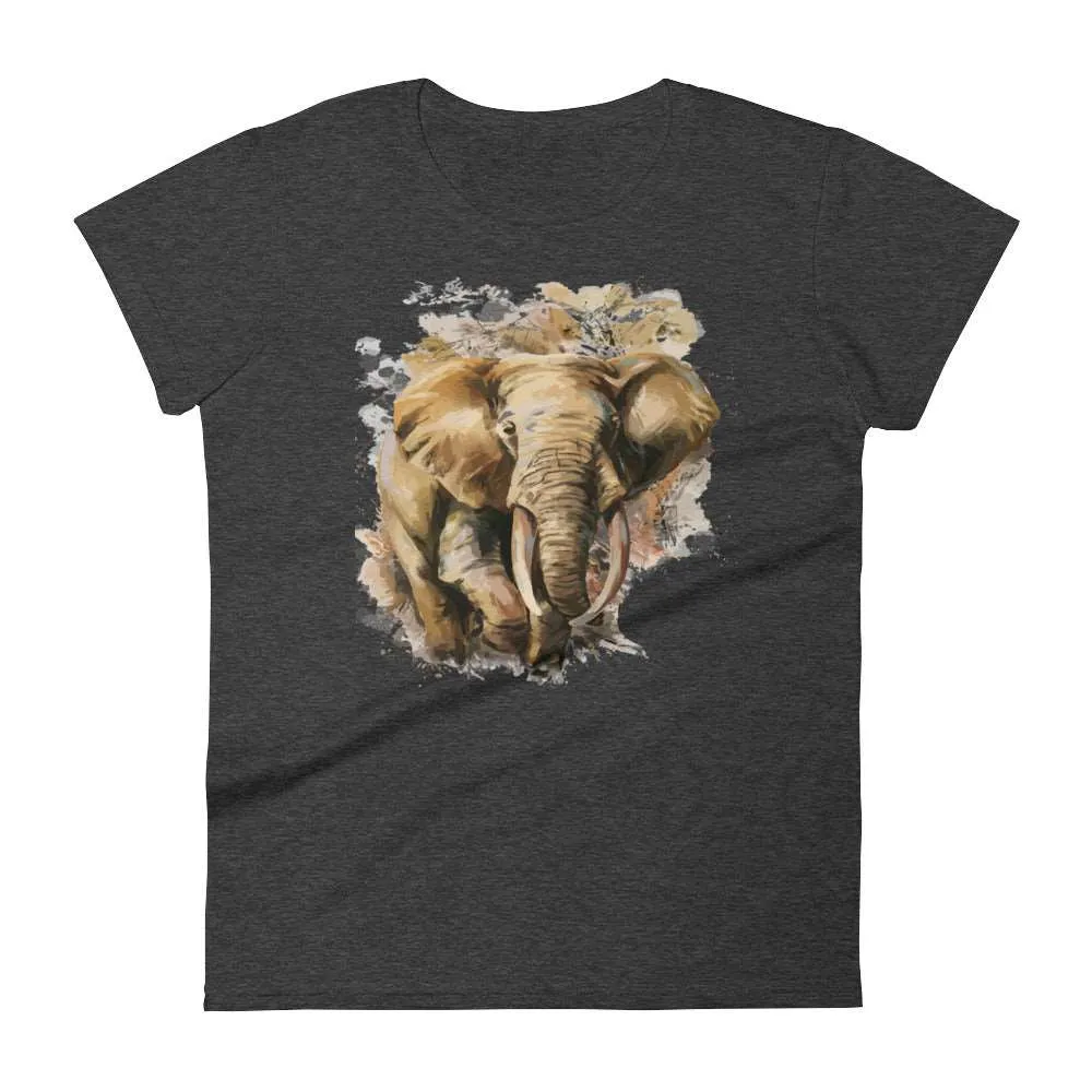 Wild Elephant- Women's short sleeve t-shirt