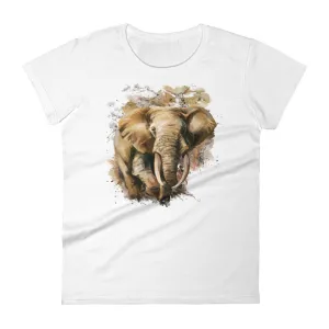 Wild Elephant- Women's short sleeve t-shirt