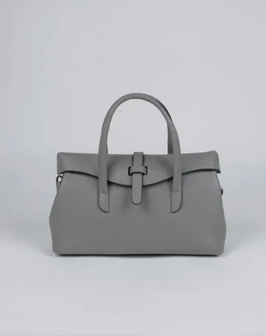 Womens Navy Work Leather Handbag Purse Leather Gray Work Shoulder Bag Handbag Purse for Ladies