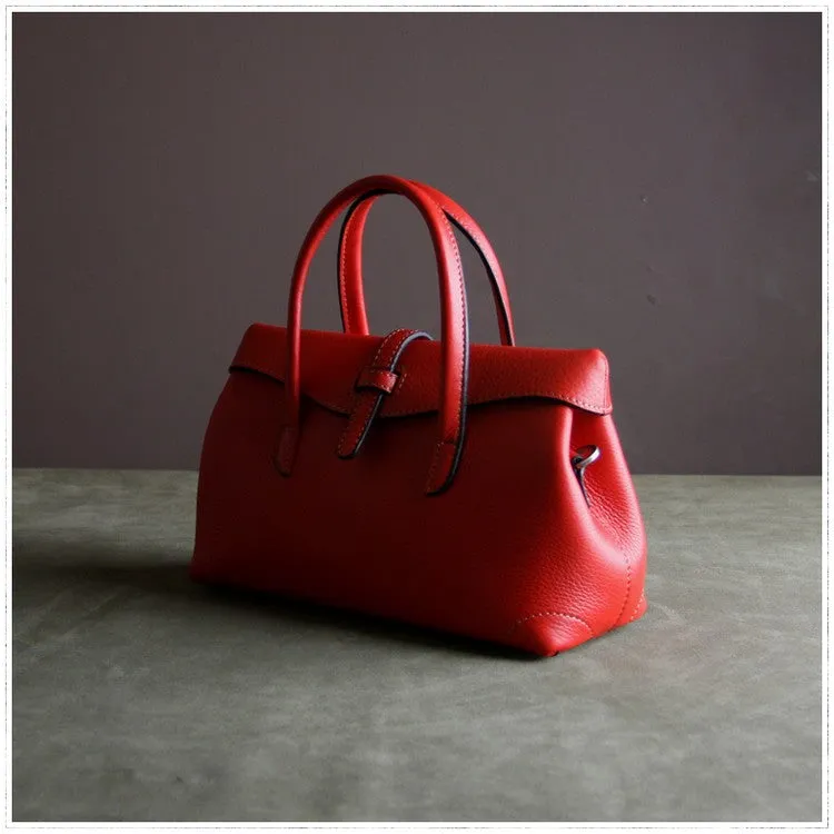 Womens Navy Work Leather Handbag Purse Leather Gray Work Shoulder Bag Handbag Purse for Ladies