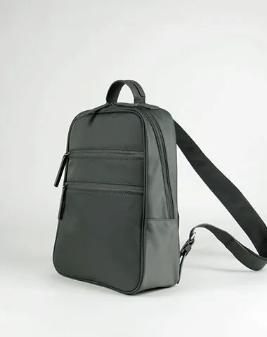 Womens Nylon Backpack Bag Khaki Best Satchel Backpack Nylon School Rucksack for Ladies