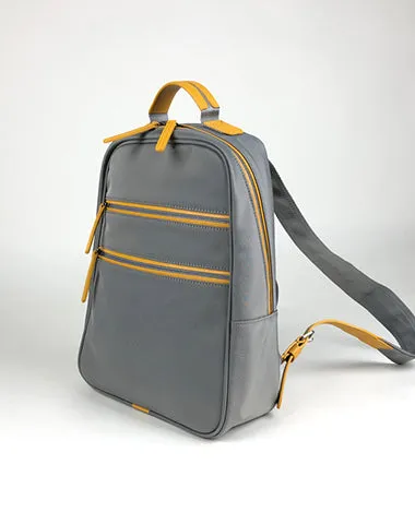 Womens Nylon Backpack Bag Khaki Best Satchel Backpack Nylon School Rucksack for Ladies