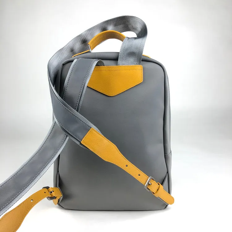 Womens Nylon Backpack Bag Khaki Best Satchel Backpack Nylon School Rucksack for Ladies