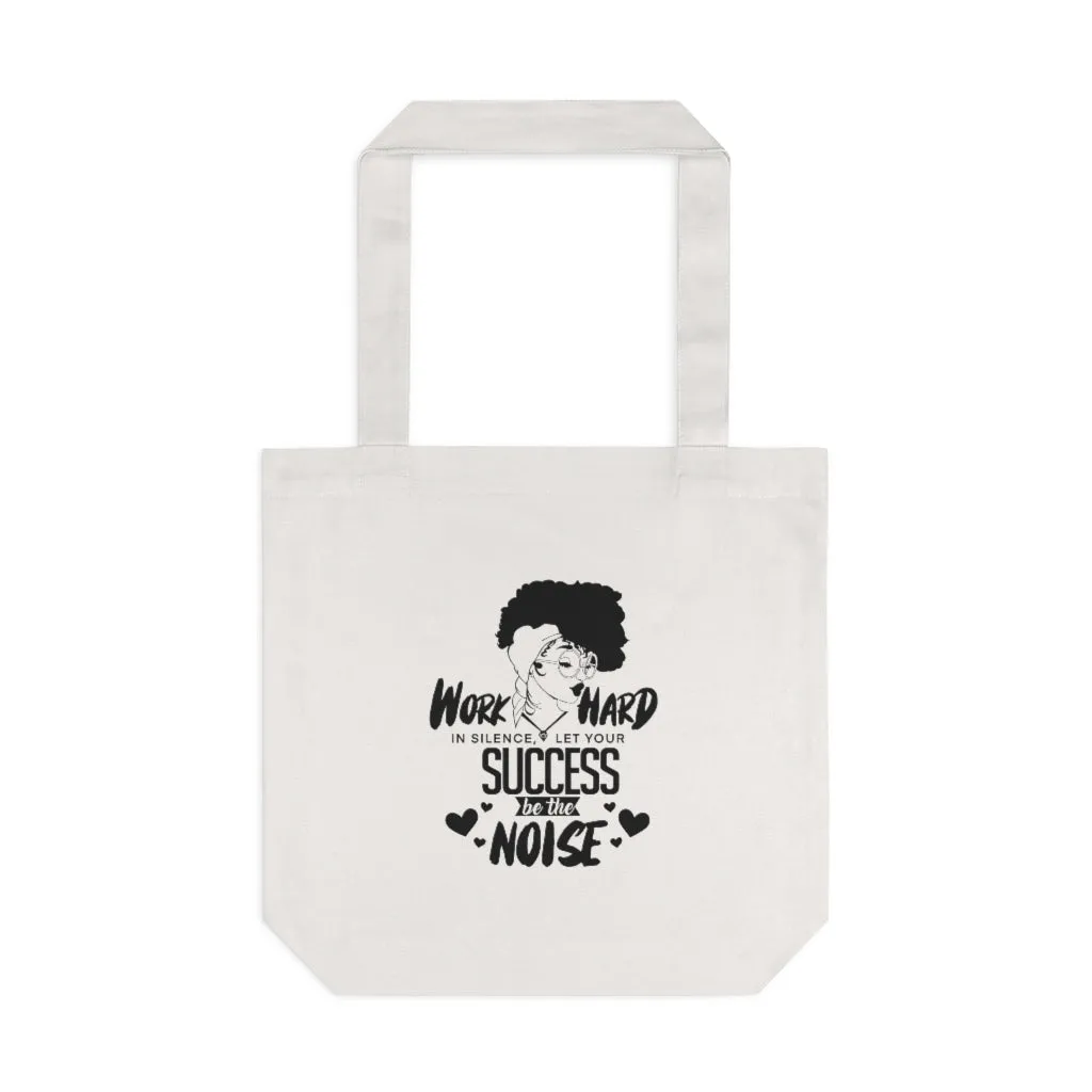 Work Hard / Success / Grind- Women's Cotton Tote Bag