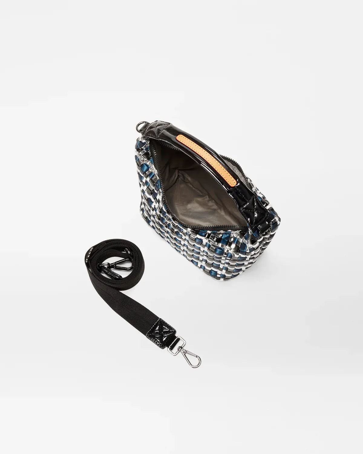 Woven Mini Hobo | Midnight