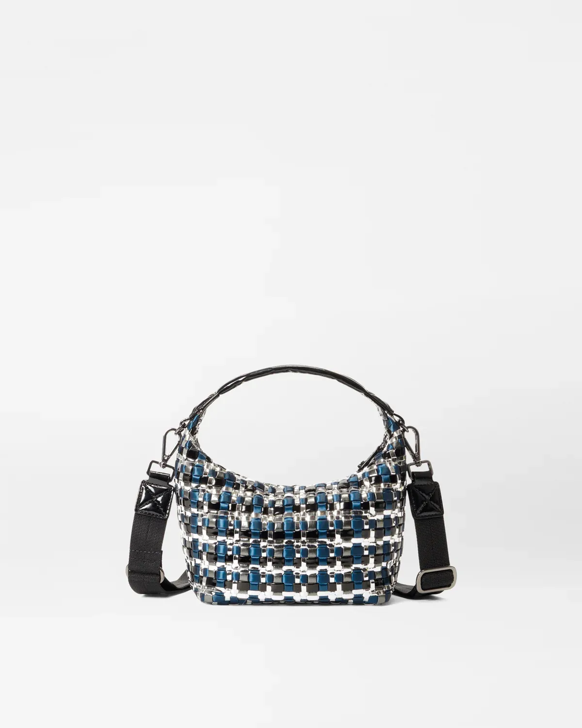 Woven Mini Hobo | Midnight