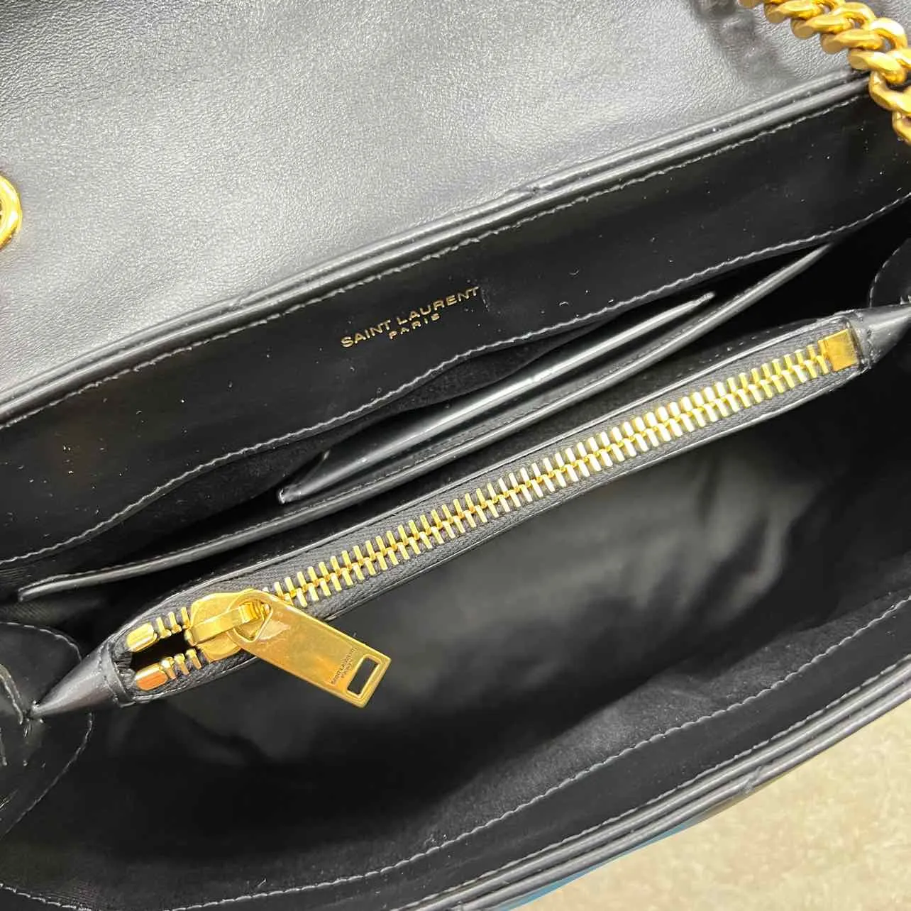 YSL Handbag "LOULOU SMALL" New Black Size Small