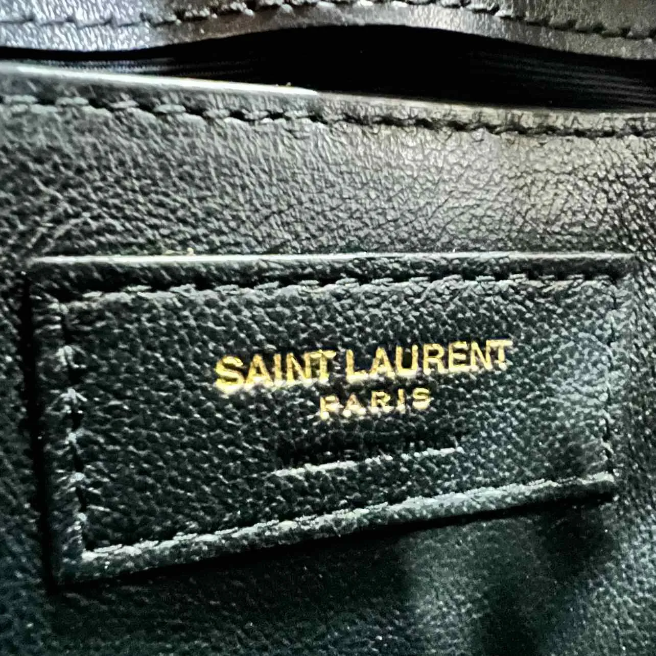 YSL Handbag "LOULOU SMALL" New Black Size Small