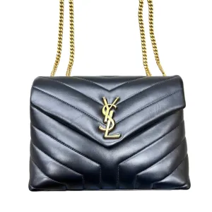 YSL Handbag "LOULOU SMALL" New Black Size Small