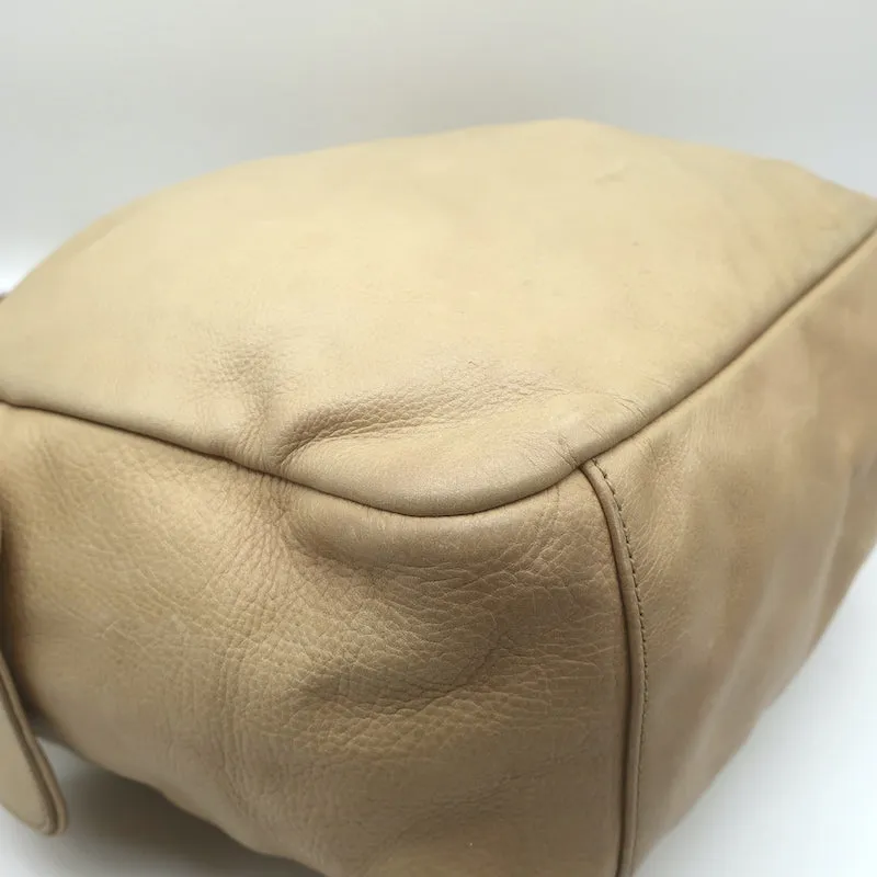 Yves Saint Laurent Multy Hobo Beige Leather Medium Shoulder Bag