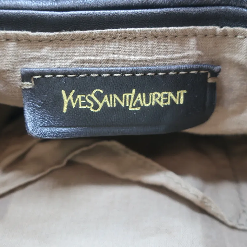 Yves Saint Laurent Multy Hobo Beige Leather Medium Shoulder Bag