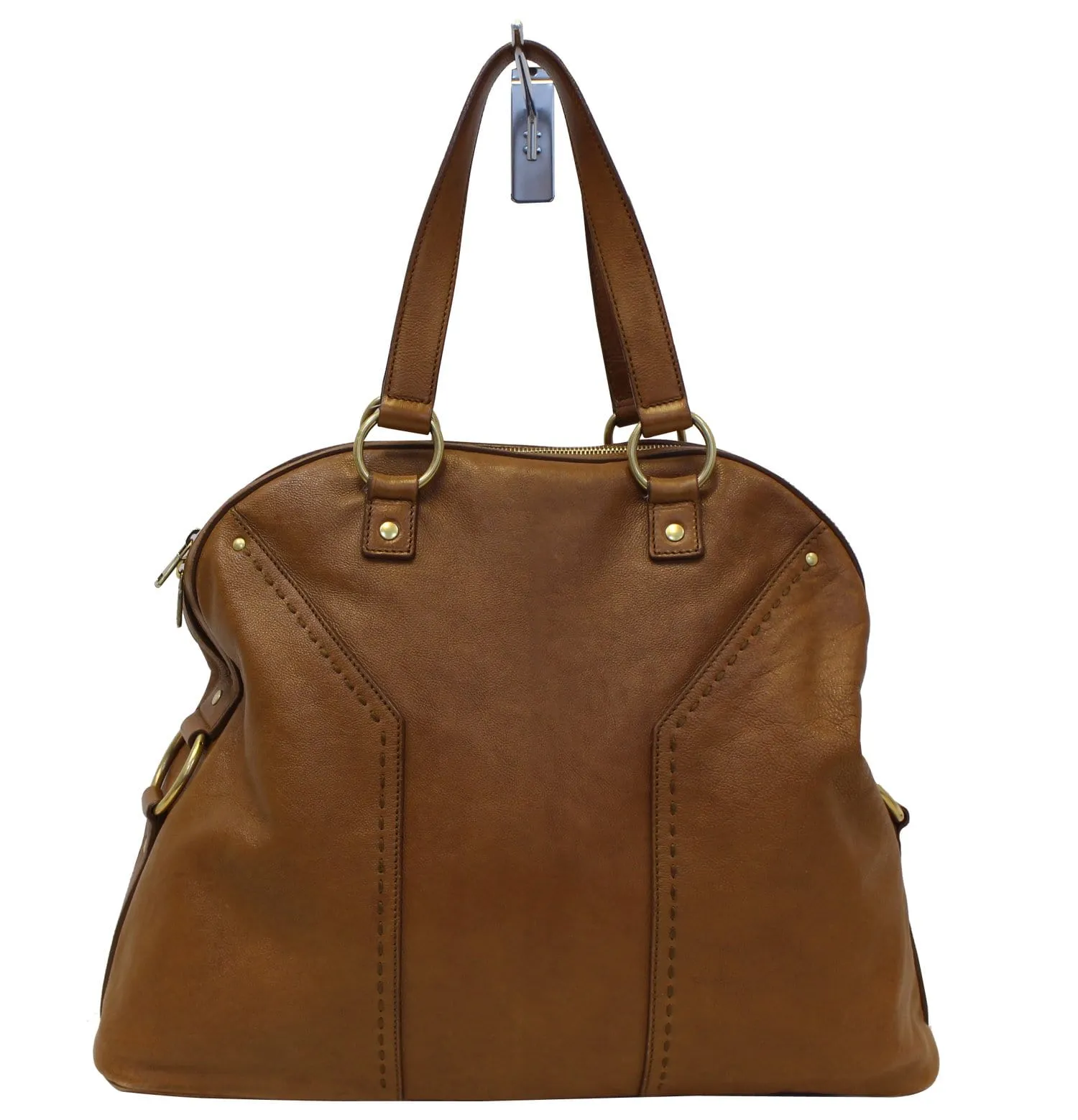 Yves Saint Laurent Muse Brown Leather Satchel Bag