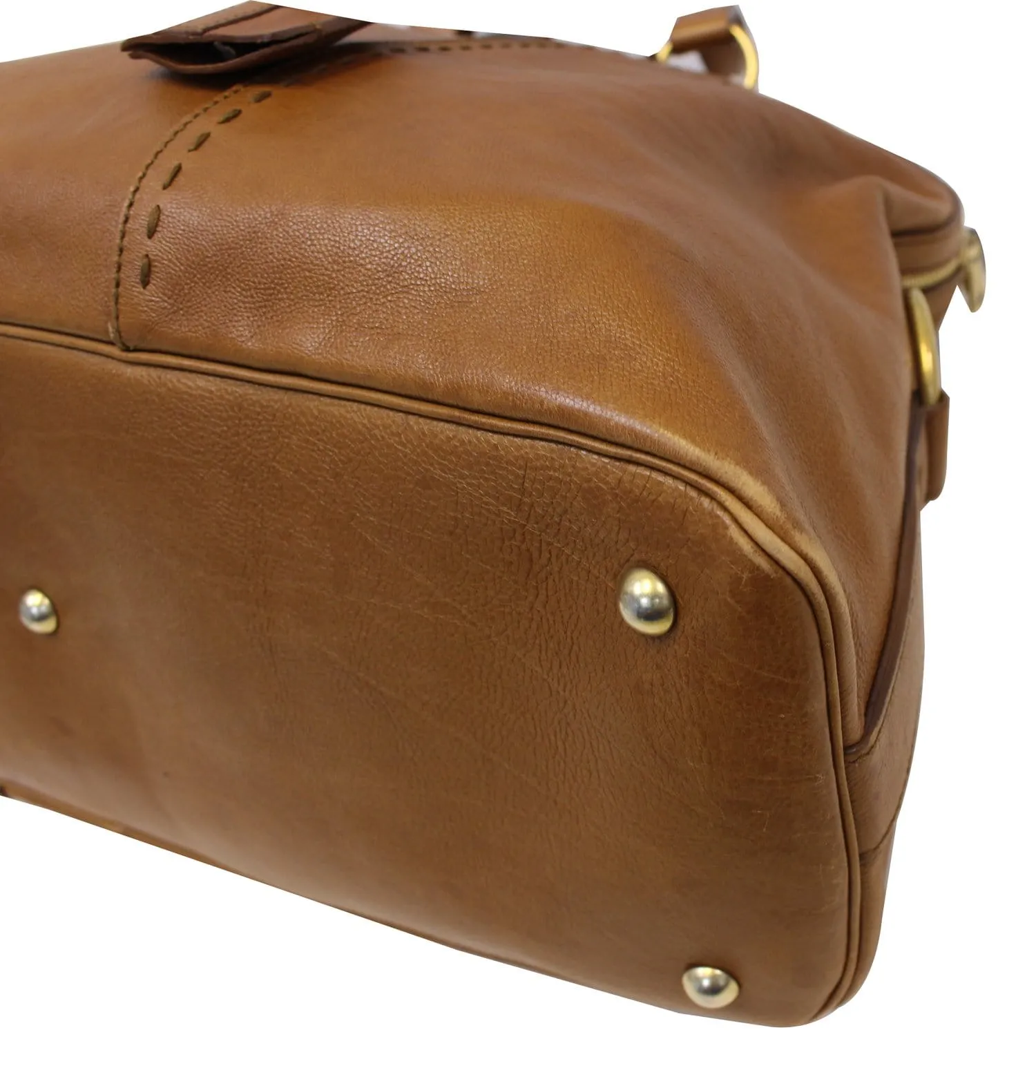 Yves Saint Laurent Muse Brown Leather Satchel Bag