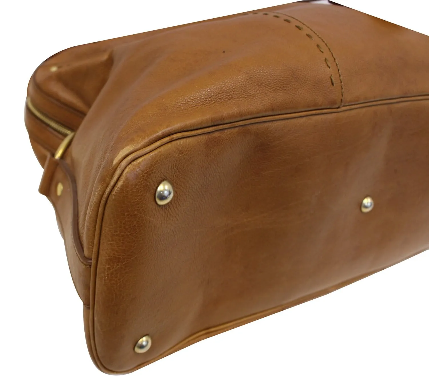 Yves Saint Laurent Muse Brown Leather Satchel Bag