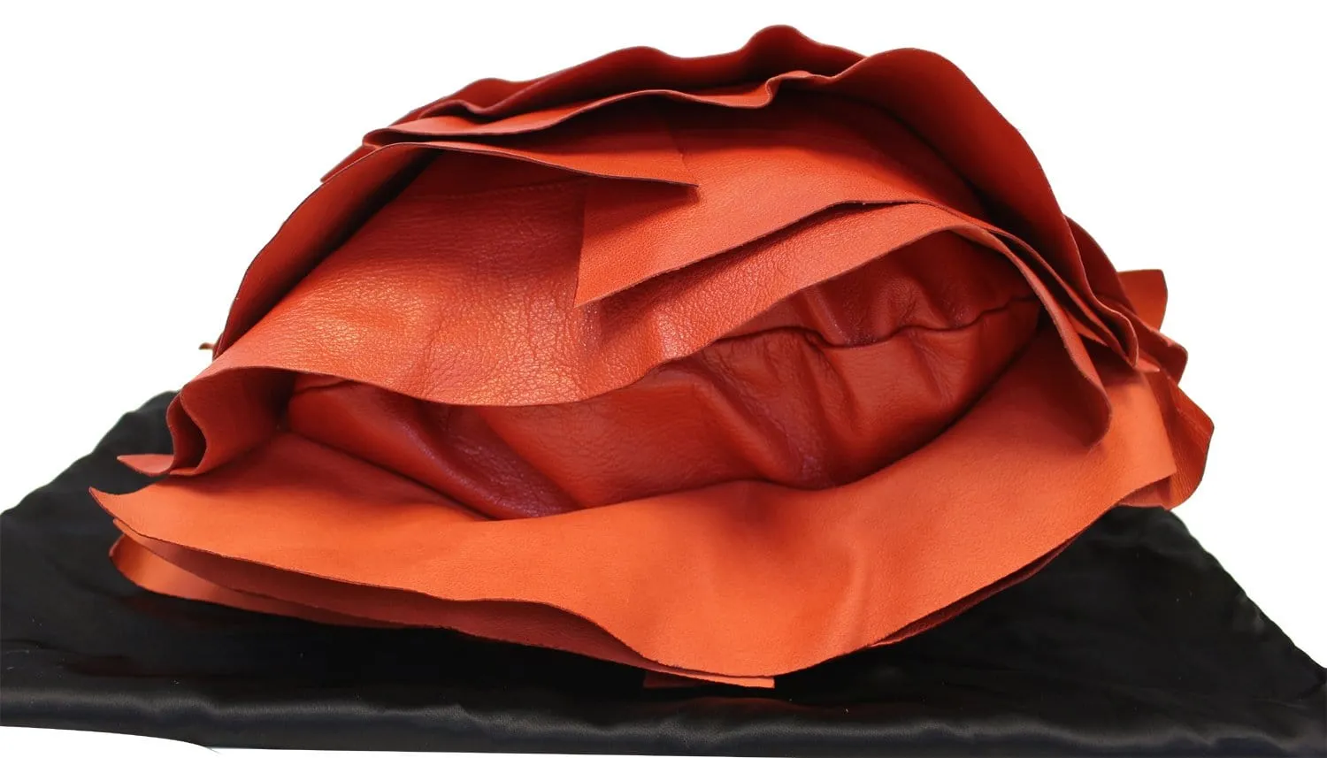 YVES SAINT LAURENT Red Leather St. Tropez Horn Bag - Final Call