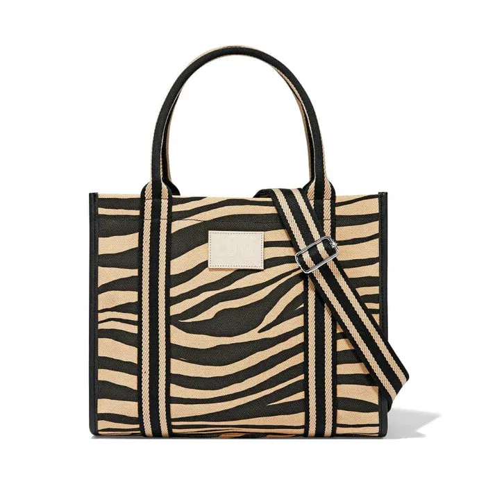 Zebra Love Canvas Carry All - H10812