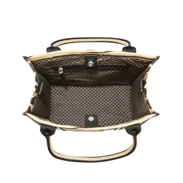 Zebra Love Canvas Carry All - H10812