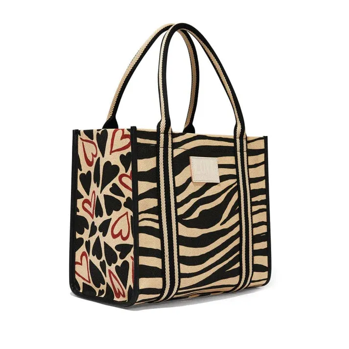Zebra Love Canvas Carry All - H10812