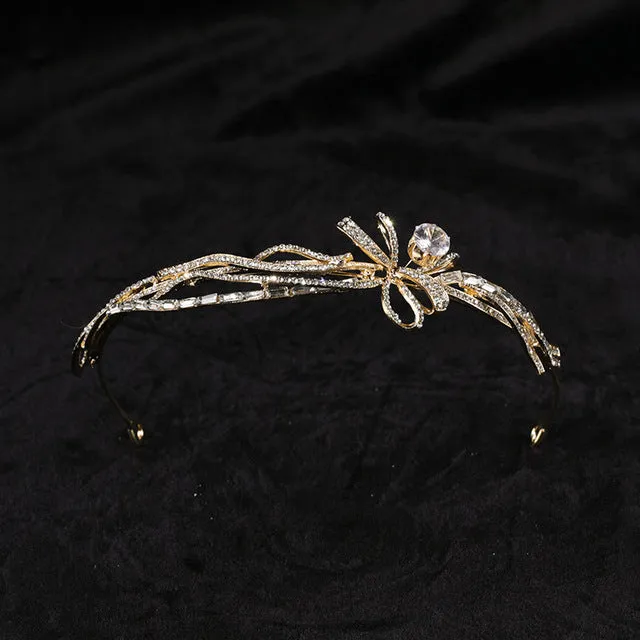 Zircon Tiaras Wedding Rhinestone Headband Bridal Hair Accessories