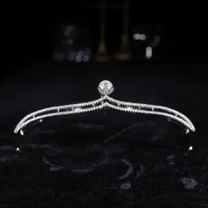 Zircon Tiaras Wedding Rhinestone Headband Bridal Hair Accessories