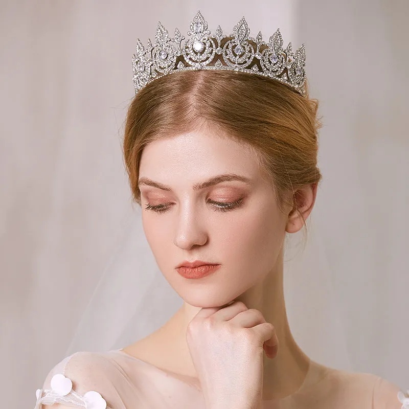 Zircon Tiaras Wedding Rhinestone Headband Bridal Hair Accessories