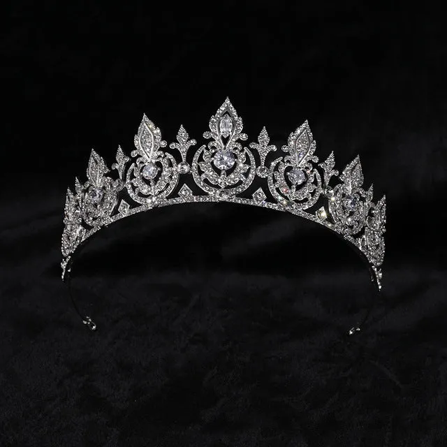 Zircon Tiaras Wedding Rhinestone Headband Bridal Hair Accessories